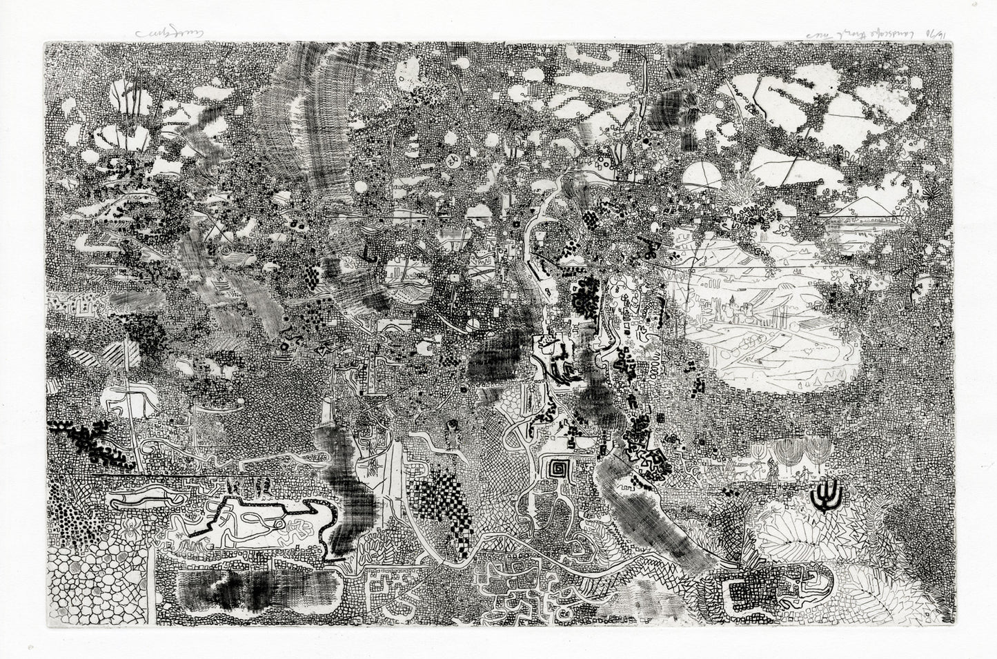 Landscape Through Trees