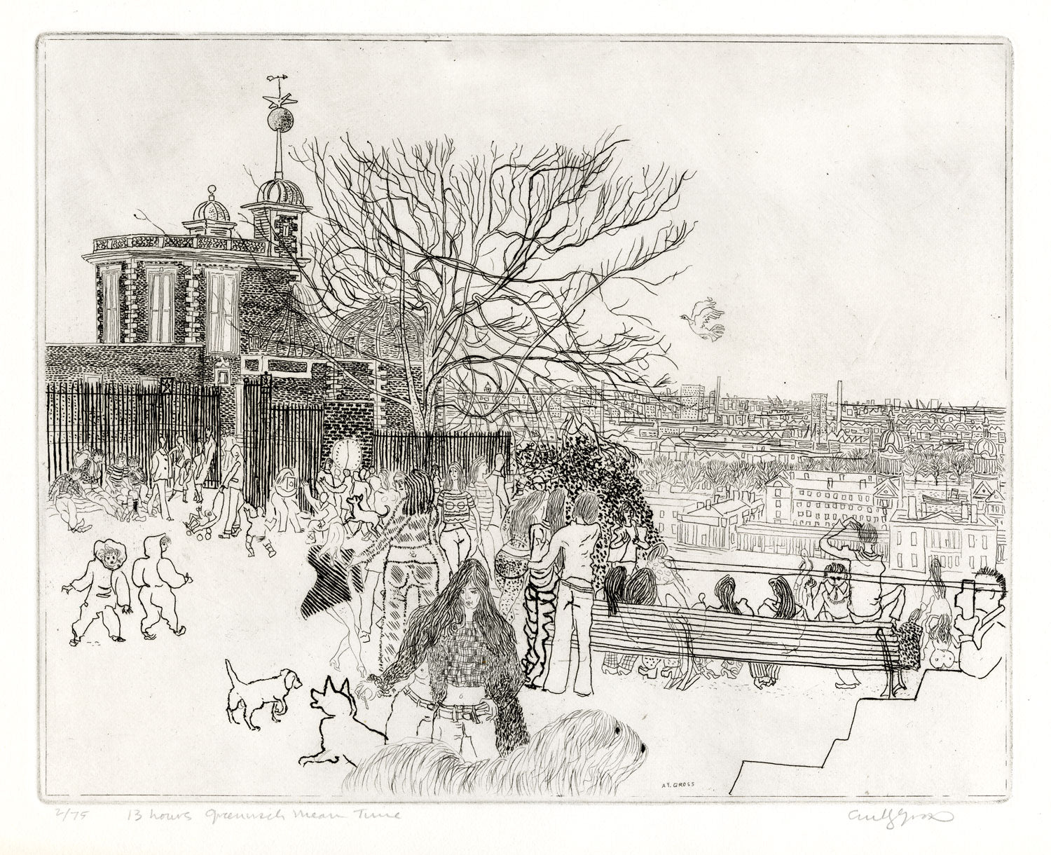 Anthony Gross The Old Royal Observatory, Greenwich – Goldmark