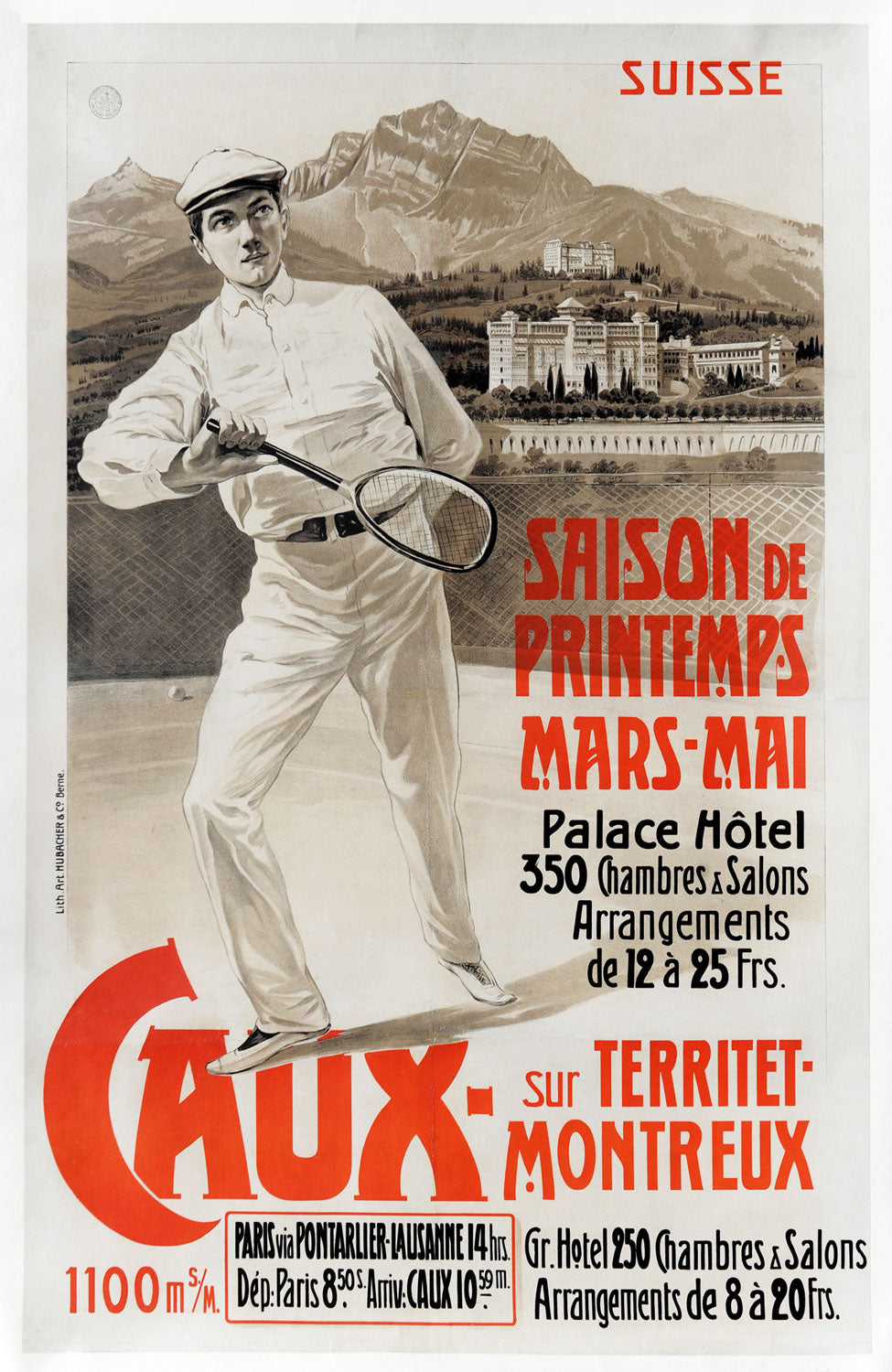 Caux- Above Territet - Montreux