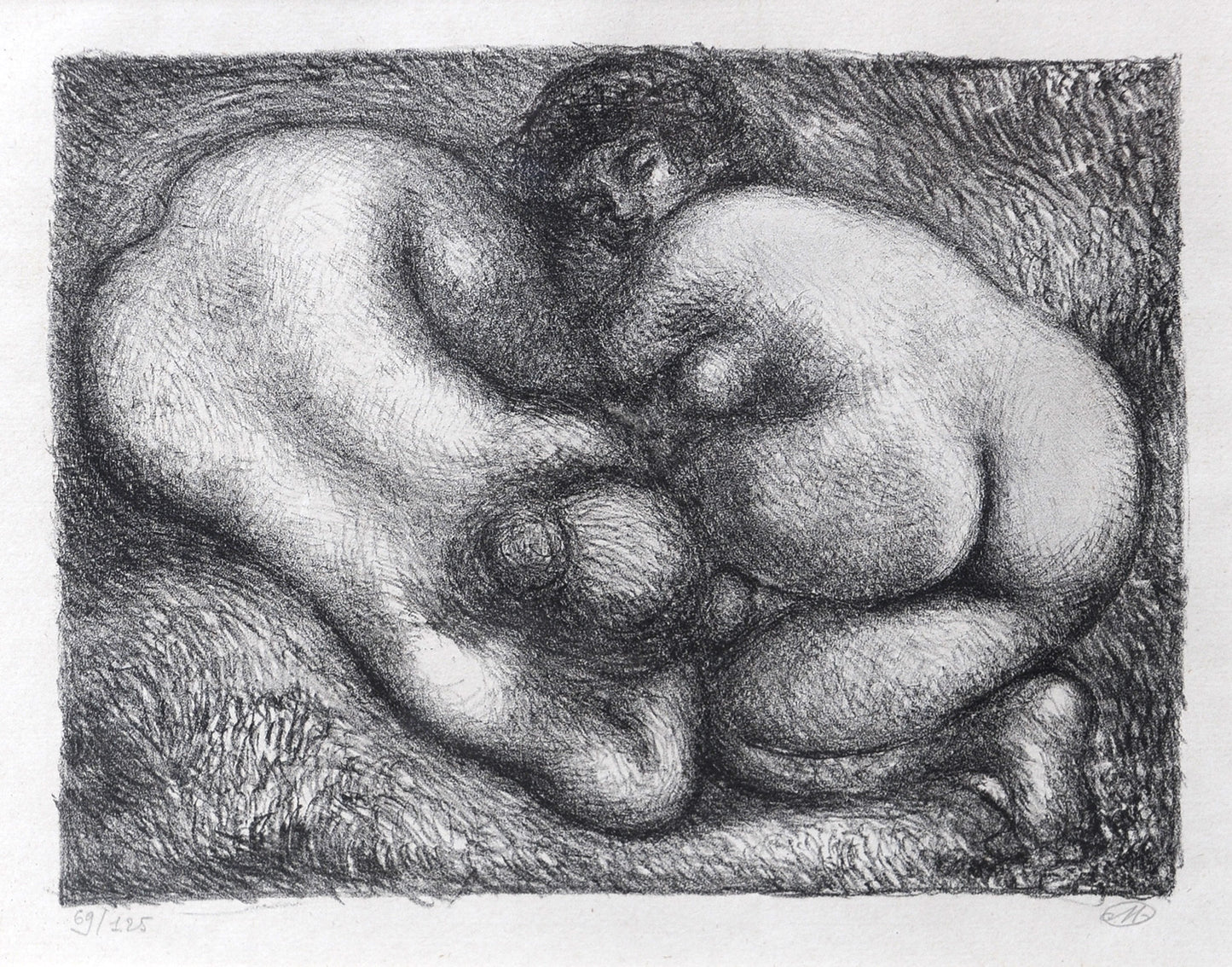 Deux Femmes dans l'herbe