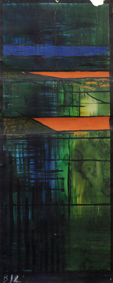 Cartoon for Coventry Baptistry Window B14