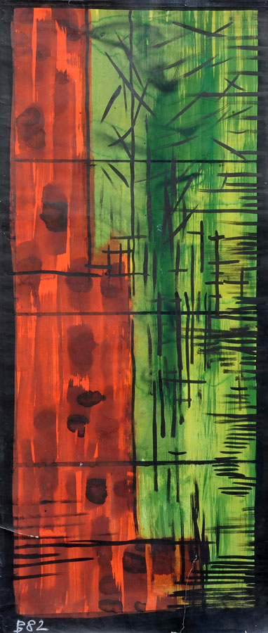 Cartoon for Coventry Baptistry Window B82