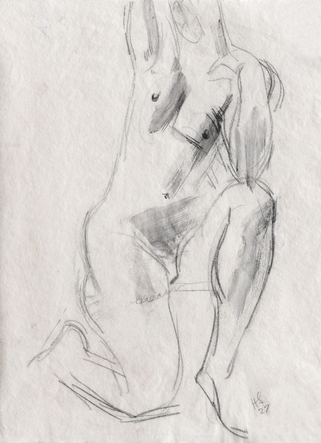 Kneeling Nude