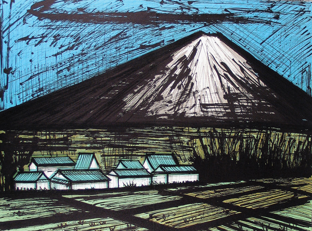 Bernard Buffet Le Fuji et Les Rizières – Goldmark