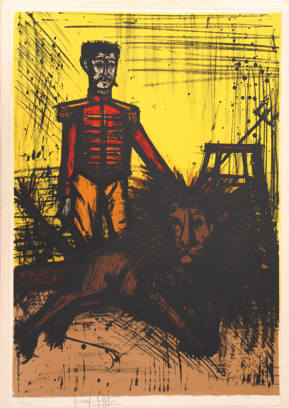Bernard Buffet The Lion – Goldmark