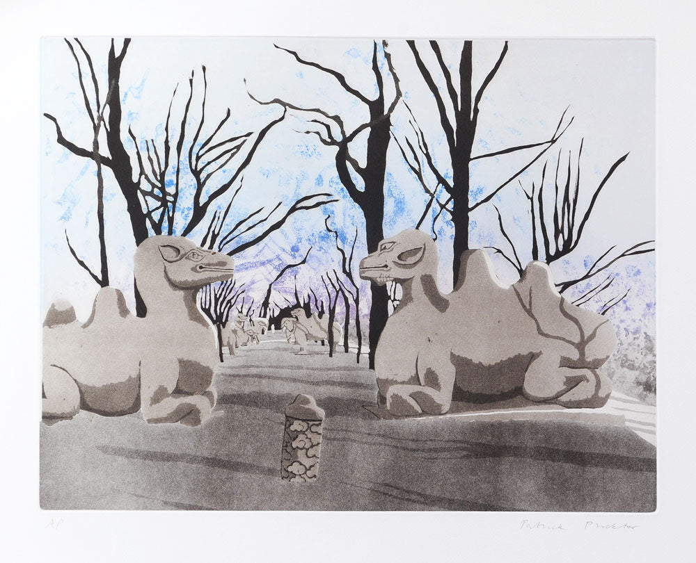 Camels, Tomb of the First Emperor of the Ming Dynasty, Zhu Yuan Shang, Nanking.