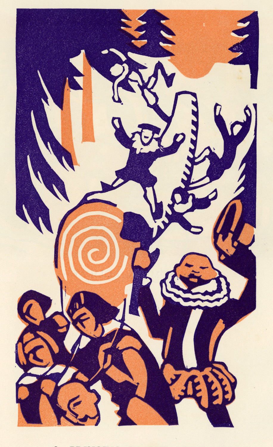 Bringing in the Yule Log