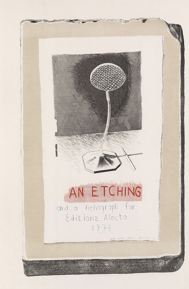 David Hockney An Etching and a Lithograph for Editions Alecto