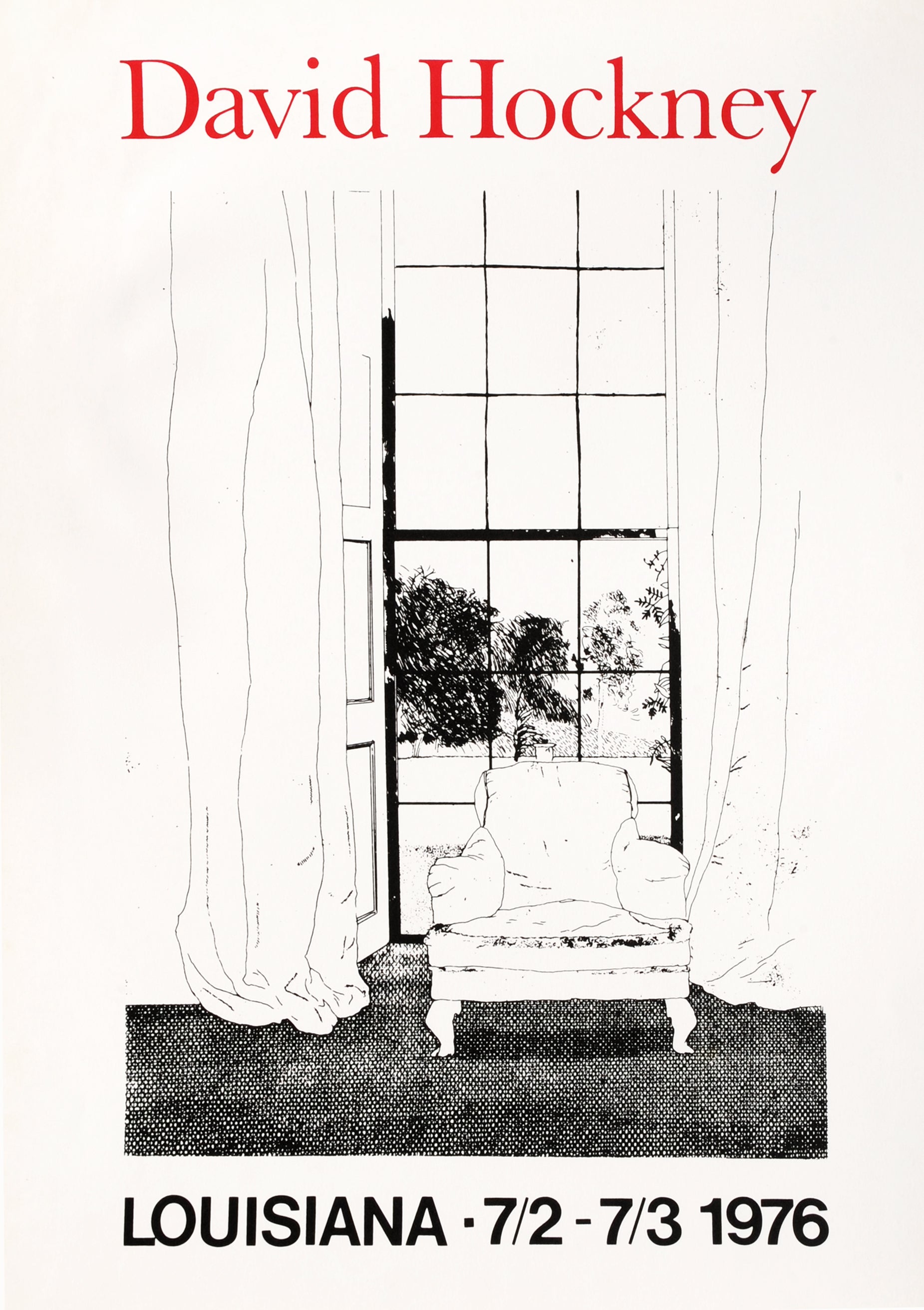 【残1枚】デイヴィッド・ホックニー展 海外ポスター④ A2版 Louisiana David Hockney Home - Louisiana – Goldmark