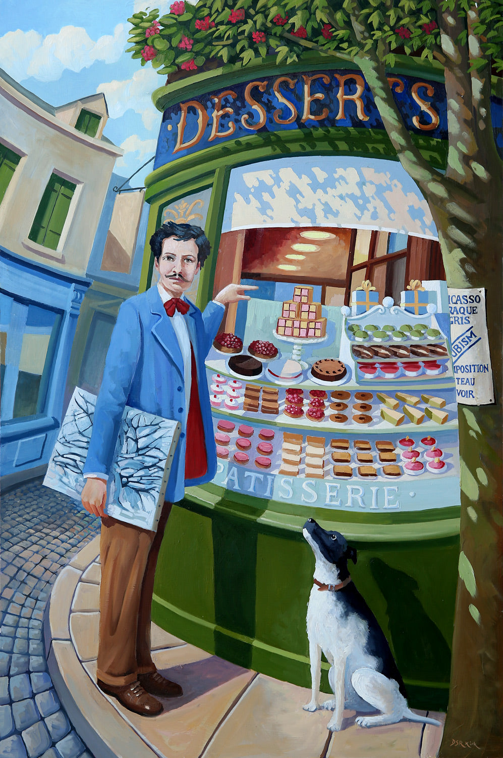 Mondrian Inspired by Battenberg Cake