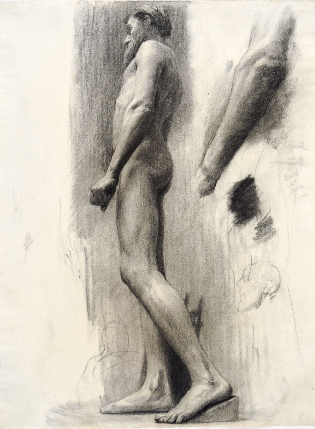 Standing Nude Male (side view)