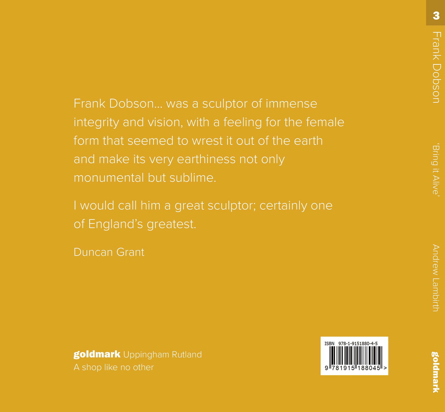 Frank Dobson - 'Bring it Alive'