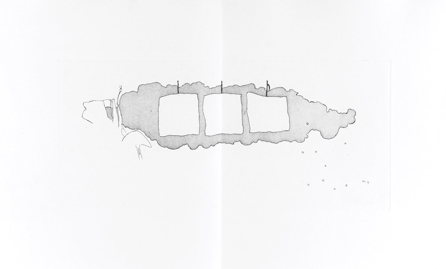 Top Inscription or Milky Way with Nine Shots