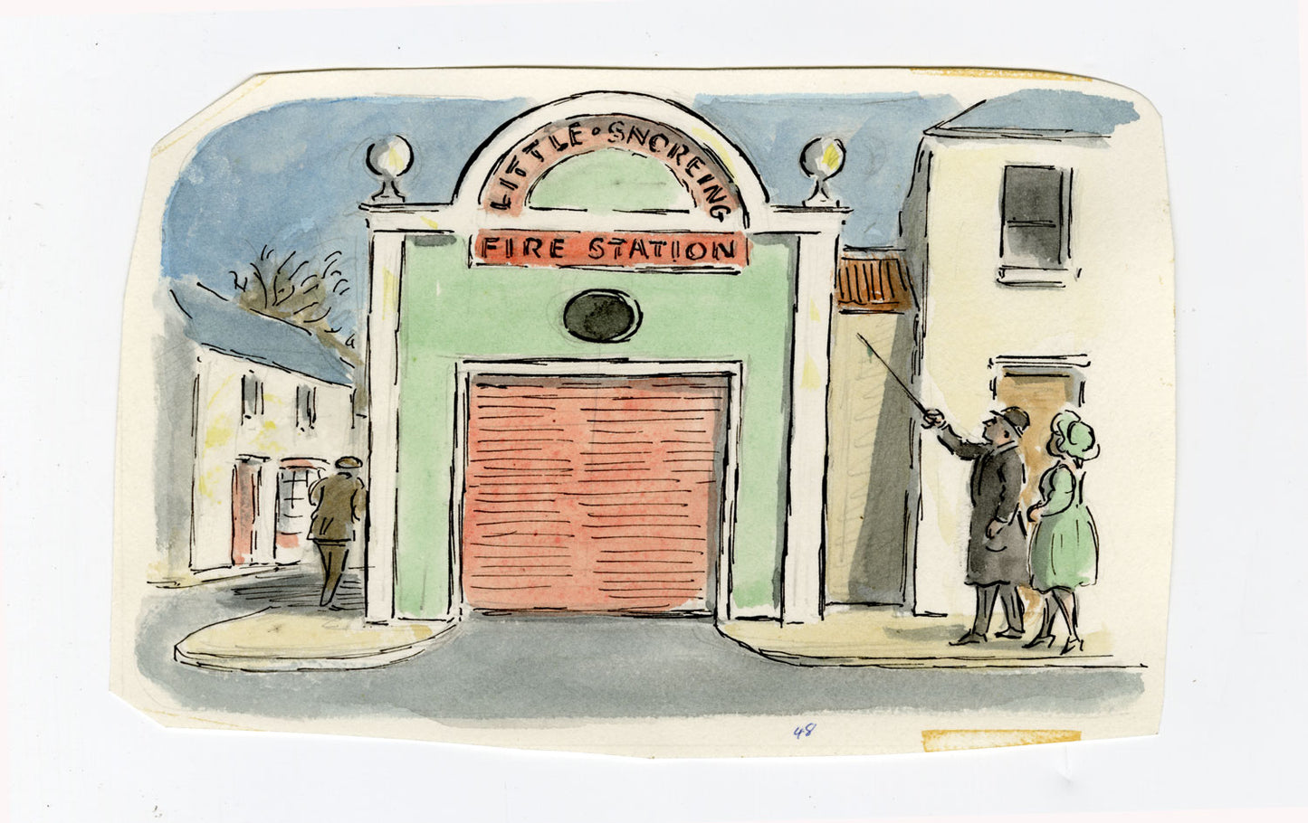 And the little fire engine got a grand new fire station...