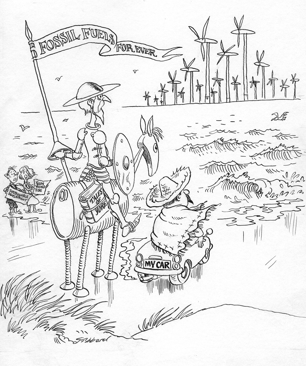 Les Gibbard Fossil Fuels Forever Goldmark