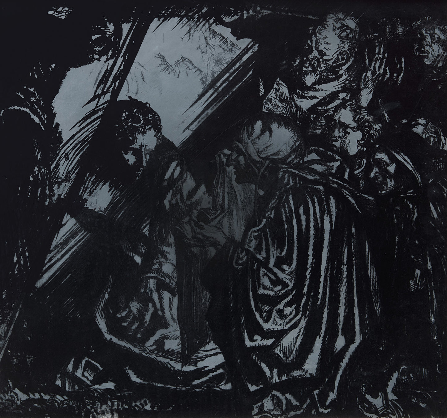 Jesus Carries His Cross