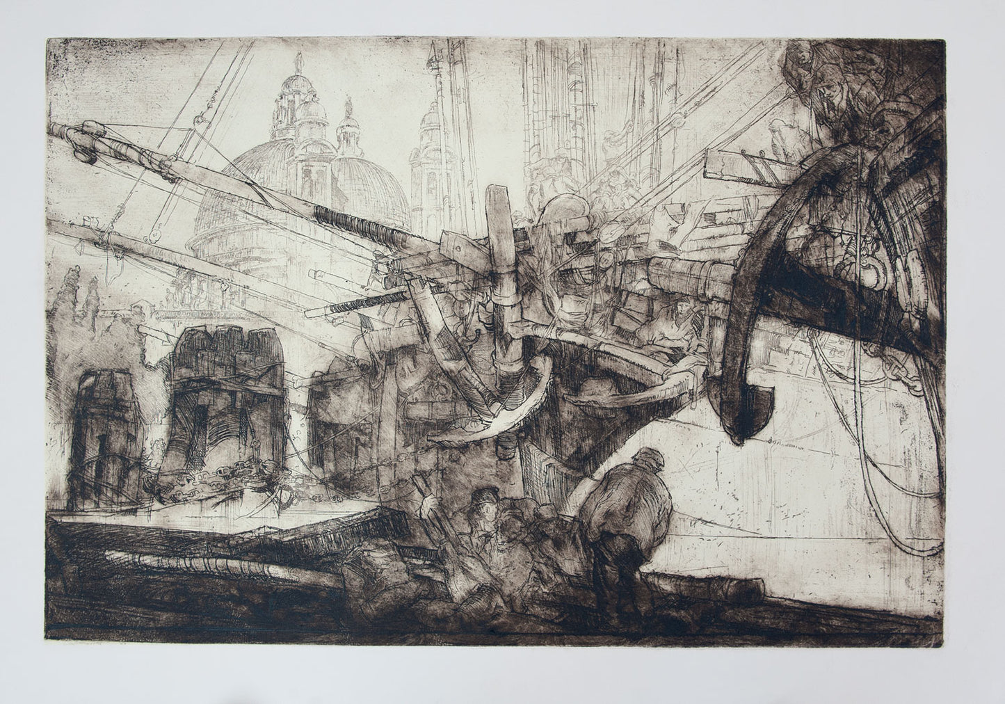 Santa Maria Della Salute - Venice (Through the Rigging)