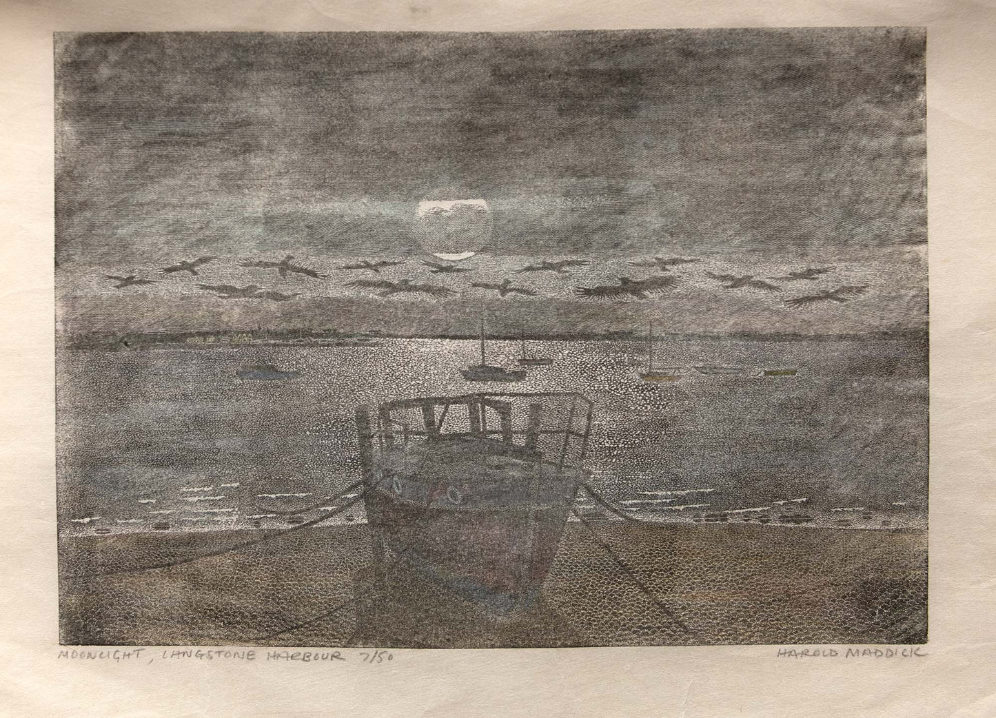 Moonlight, Langstone Harbour