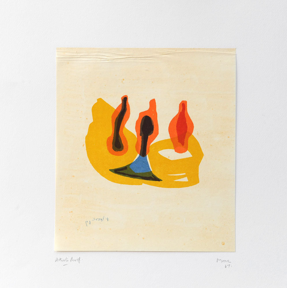 Three Forms in Orange and Yellow