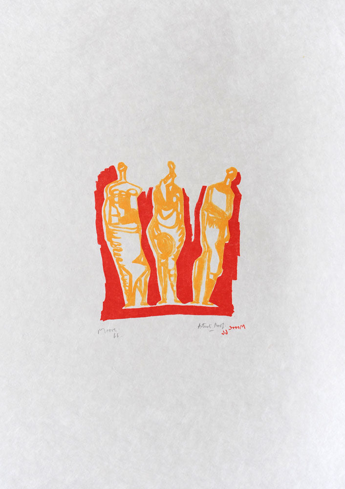 Three Standing Figures