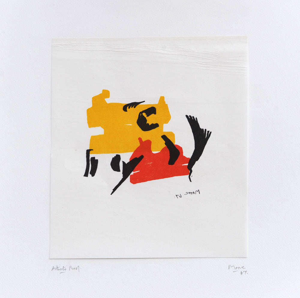 Two Forms in Red and Yellow