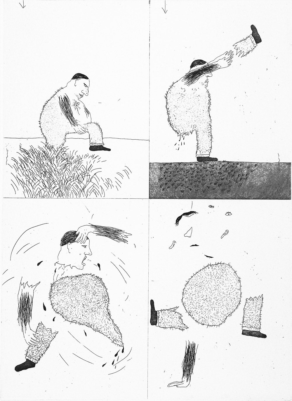 He Tore Himself in Two