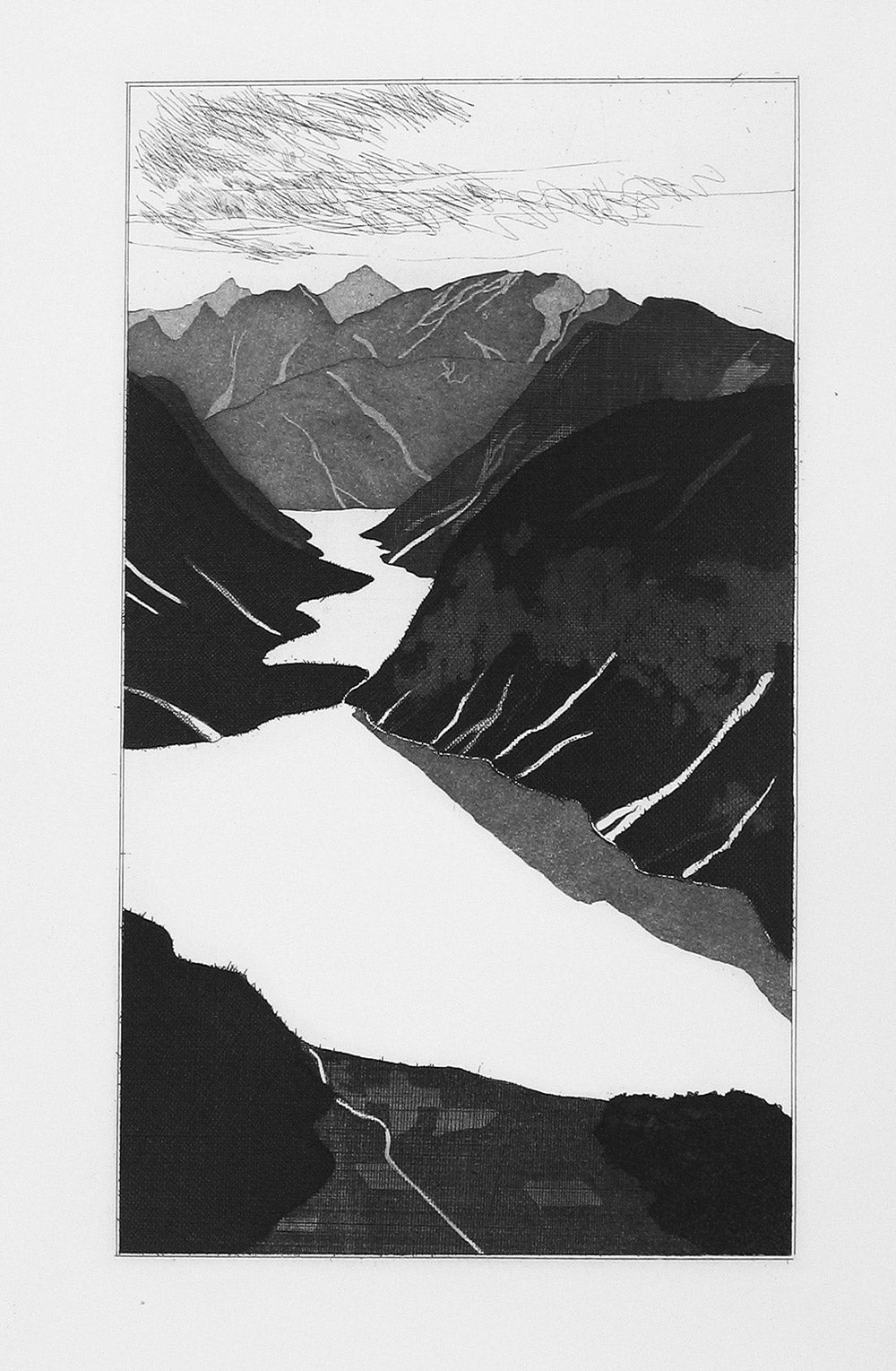 David Hockney The Lake – Goldmark