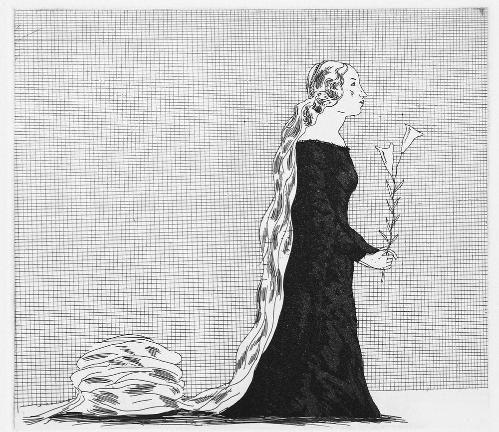 絵画　アンティーク　The Grange in Wyckoff David Hockney The Older Rapunzel – Goldmark