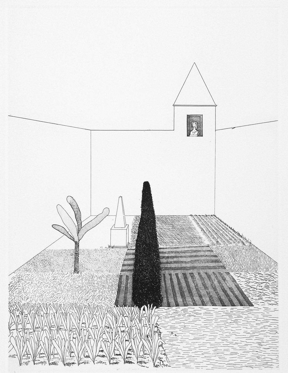 Rapunzel Growing in the Garden