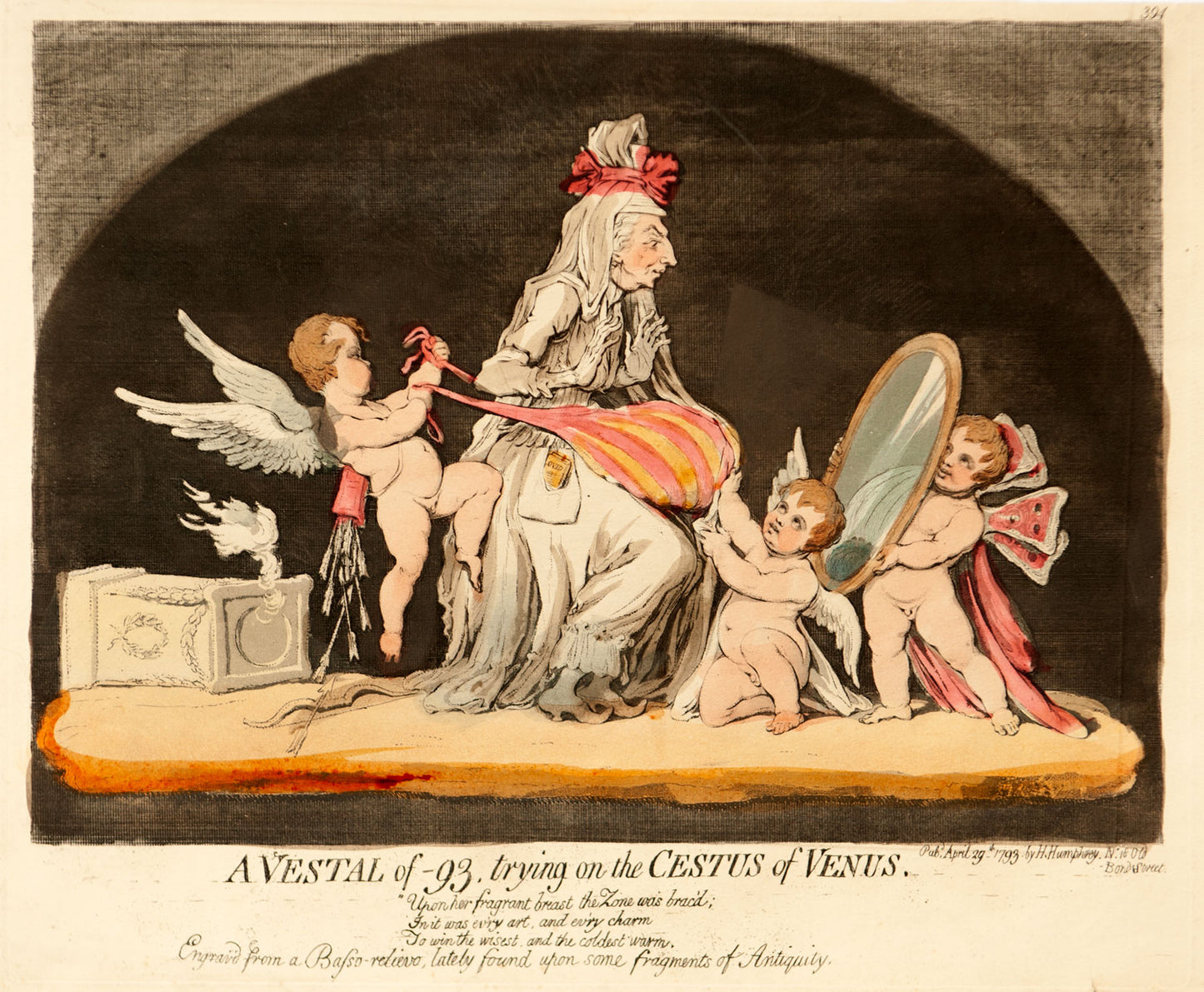 A Vestal of 93 - Trying on the Cestus of Venus