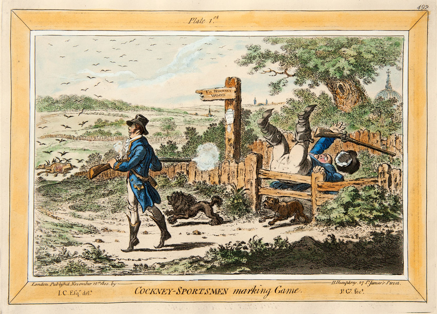 Cockney Sportsman Marking Game