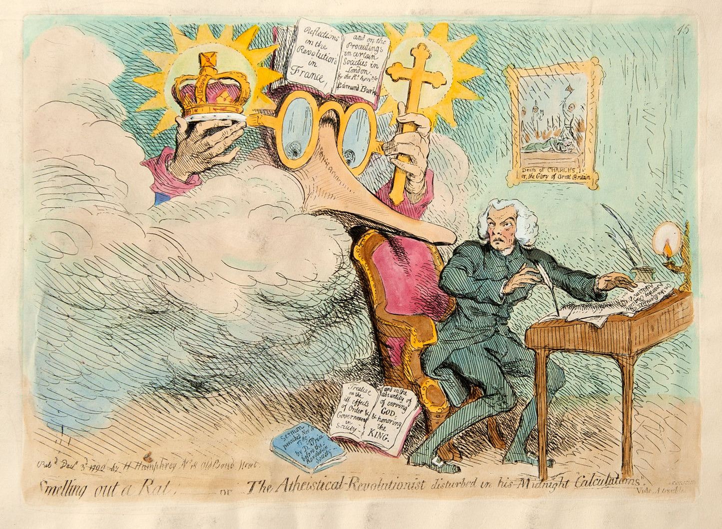 Smelling out a Rat; or the Atheistical Revolutionist disturbed in his midnight calculations