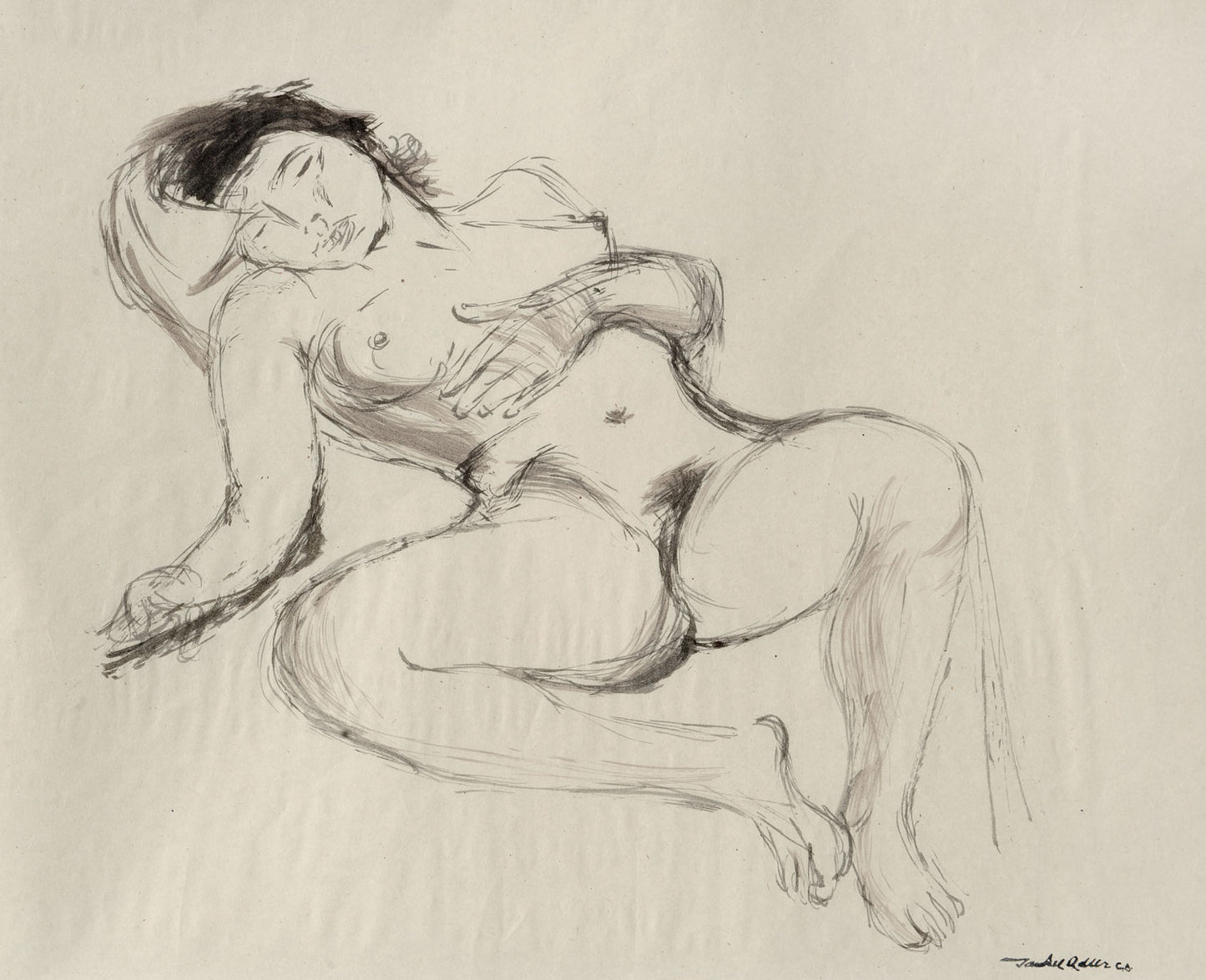 Nude Resting