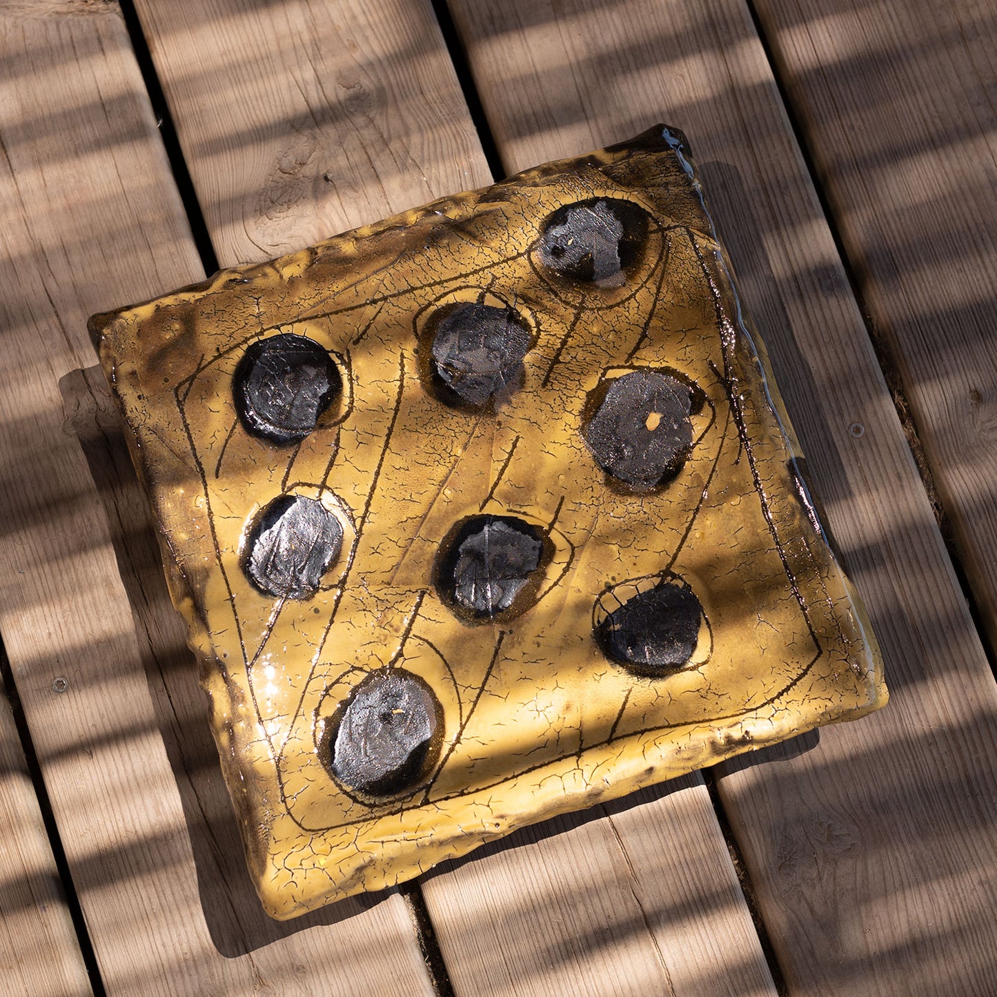 Medium Square Slab Platter