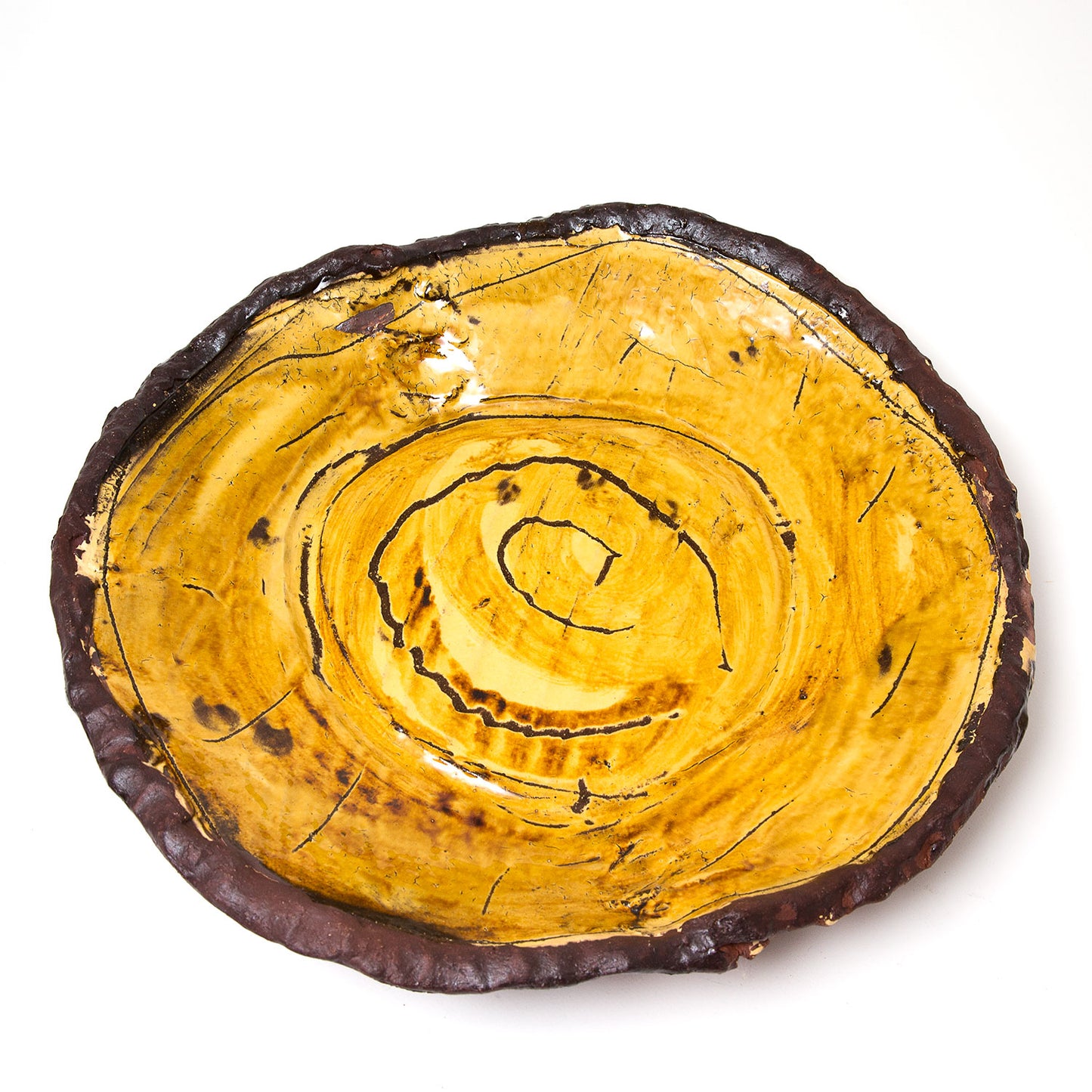 Large Round Leaf Dish