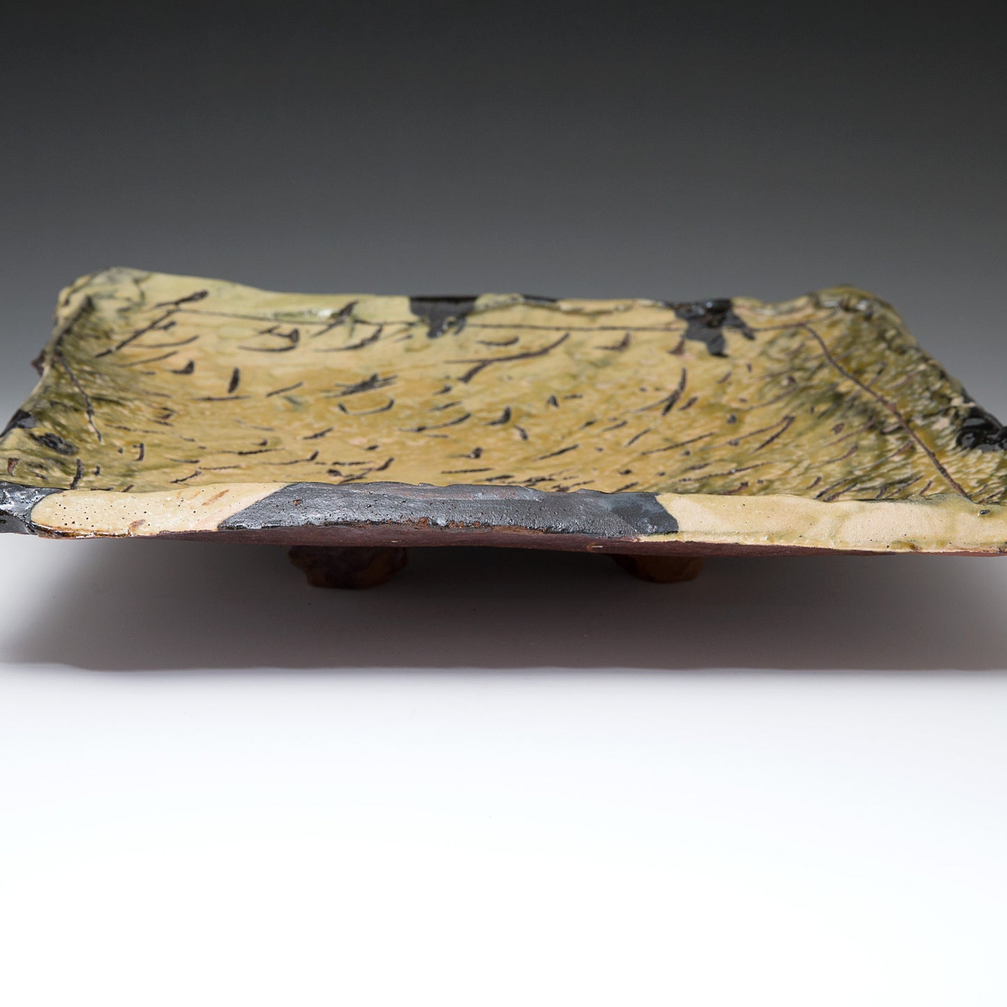 Large Square Slab Dish