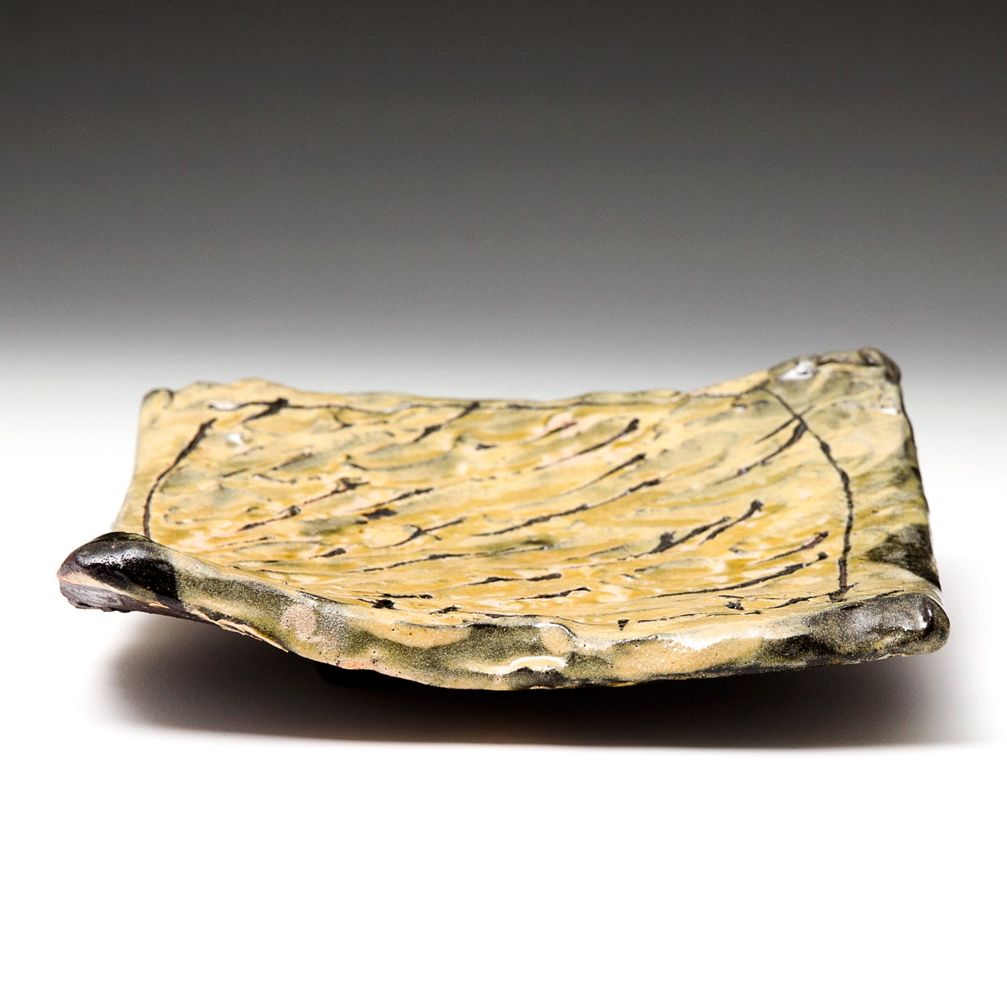 Small Square Slab Platter