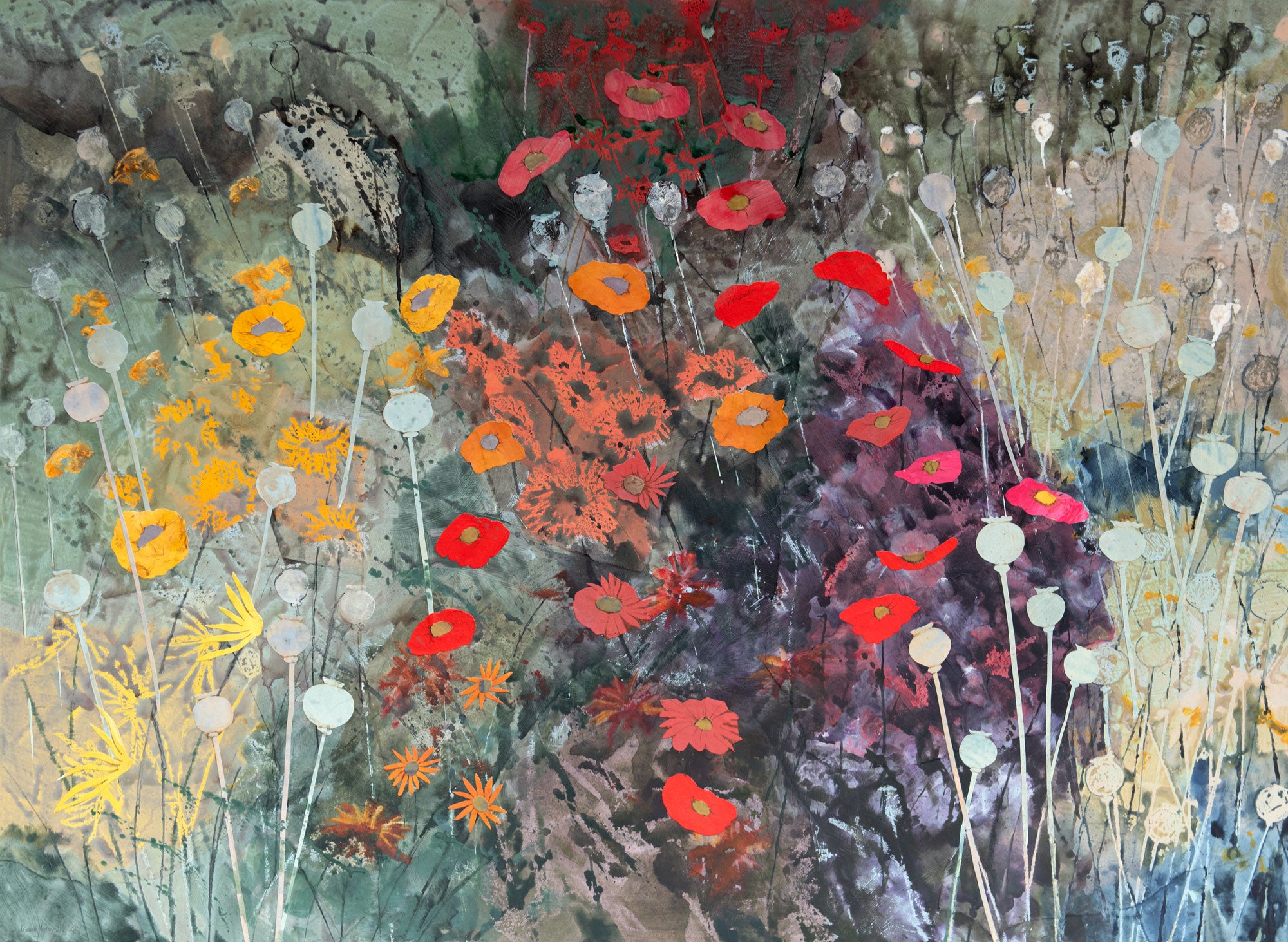 Jenny Grevatte Allotment Flowers Goldmark