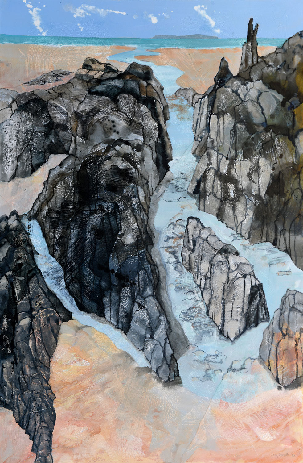 Afternoon on Combesgate Beach