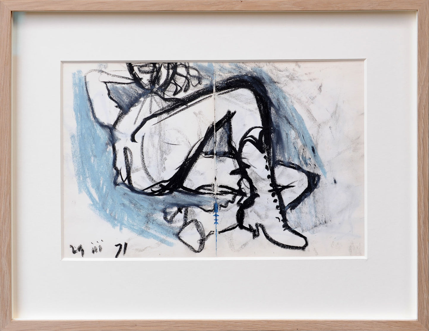 Reclining Nude in Boots