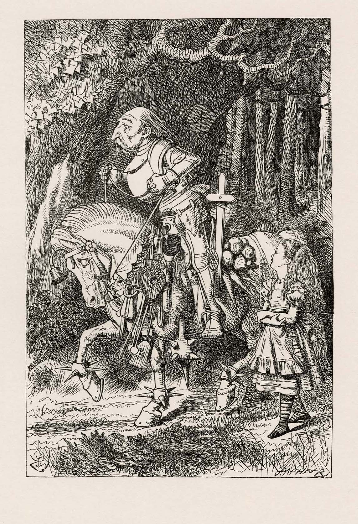 She thought she had never seen such a strange-looking soldier in all her life...