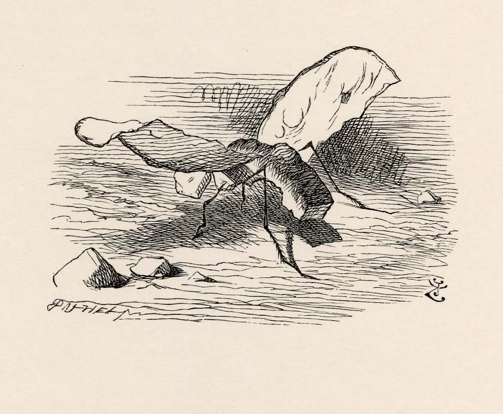 'Its wings are thin slices of bread-and-butter, its body is a crust, and its head is a lump of sugar'