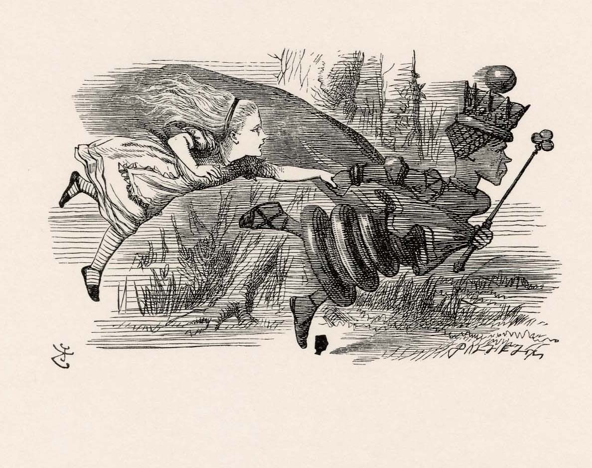 Now! Now!' cried the Queen. 'Faster! Faster!'