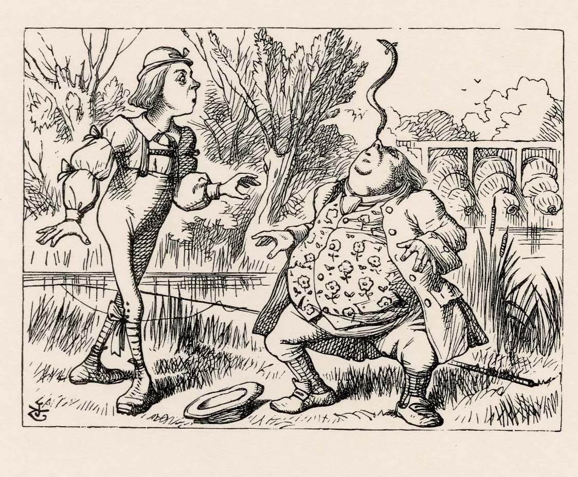 Yet you balanced an eel on the end of your nose- what made you so awfully clever?'