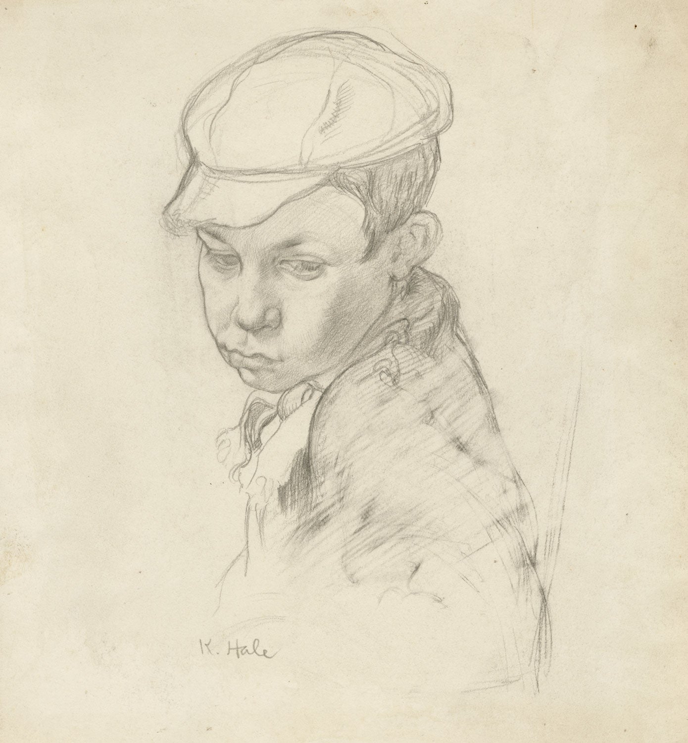 Portrait of a Boy, Head Turned