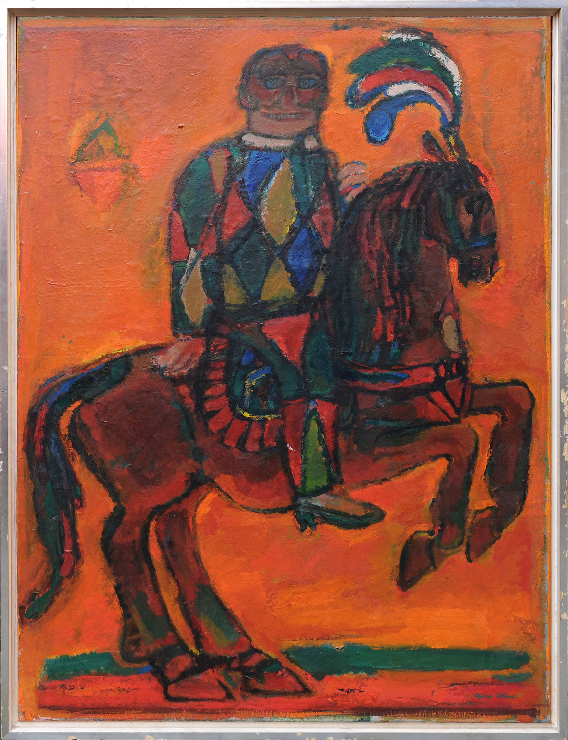 Harlequin on Horseback