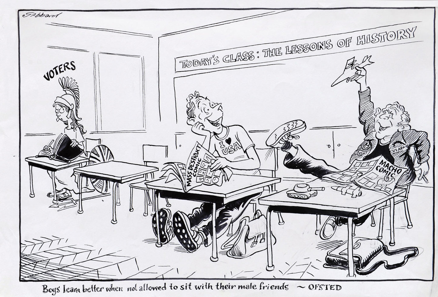 Boys learn better...