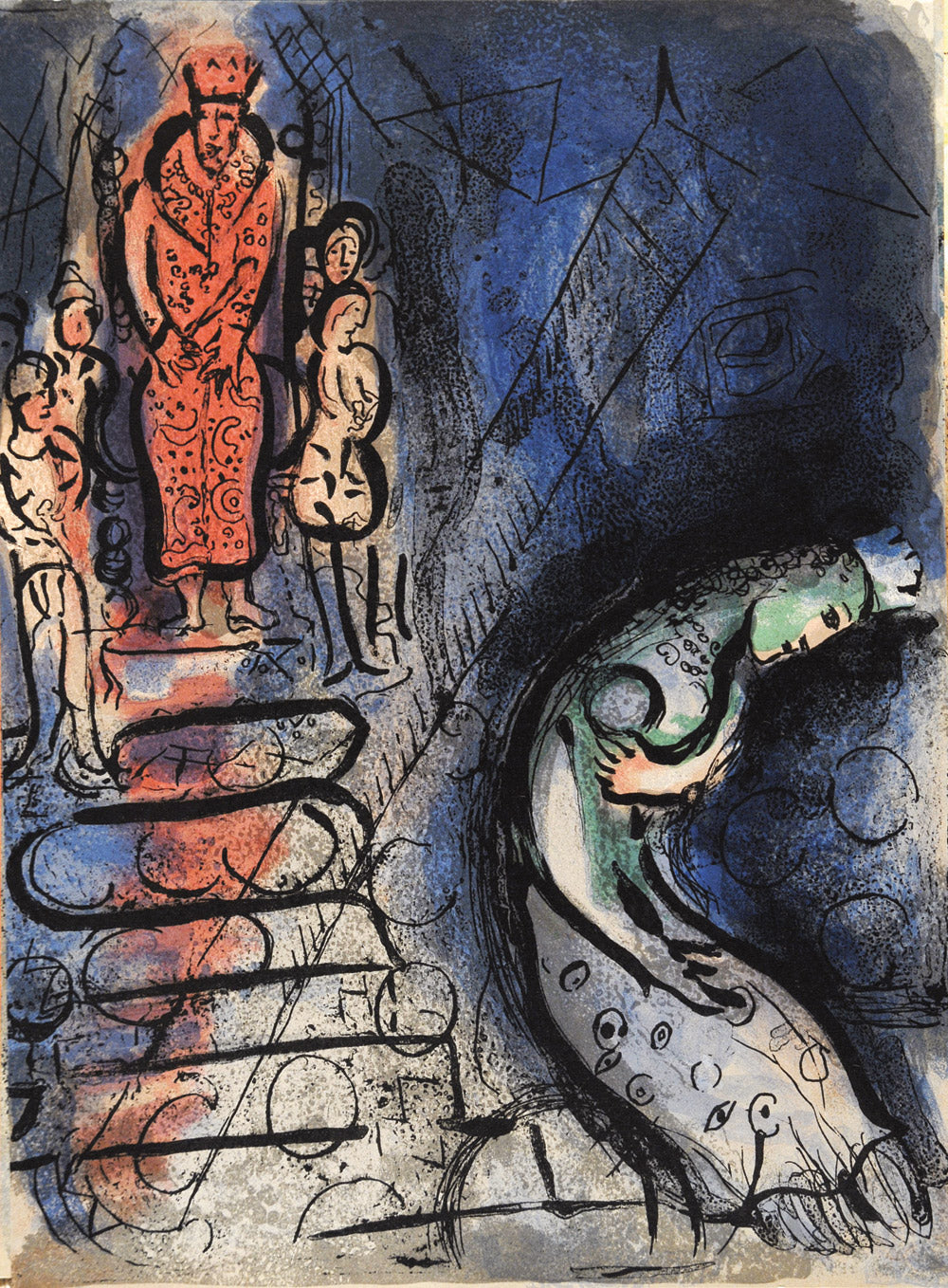 Ahasuerus sends Vasthi away