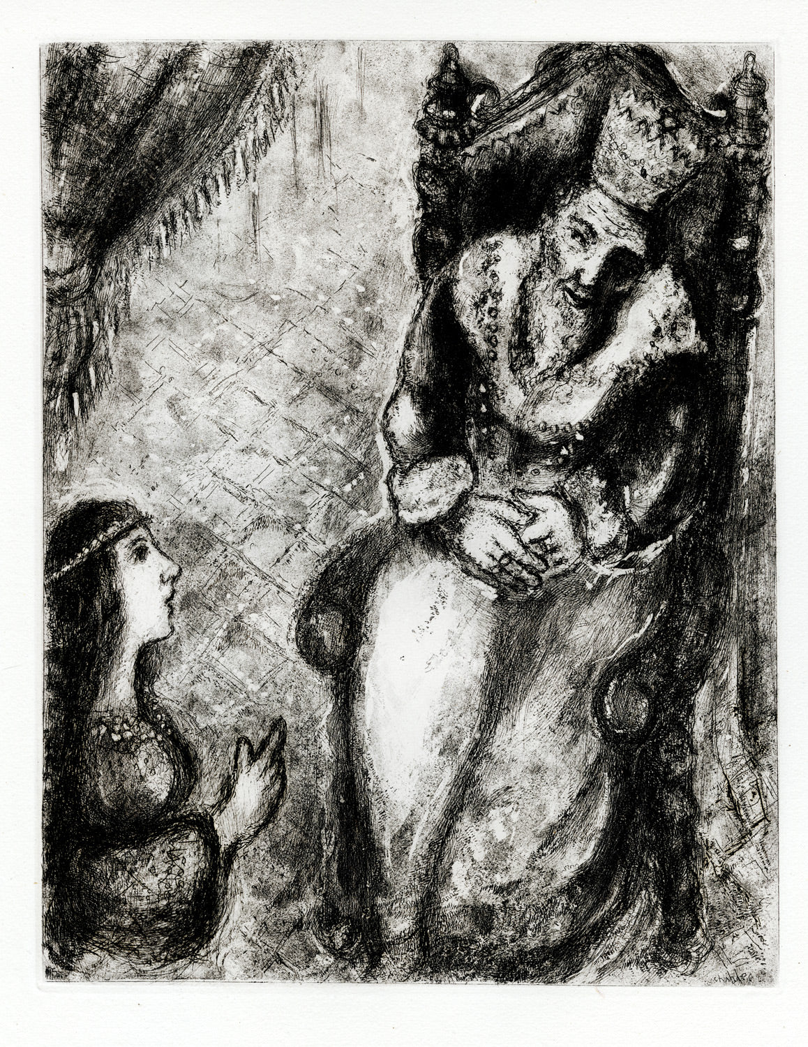 Bath-Schéba aux Pieds de David (Bathsheba at the Feet of David)