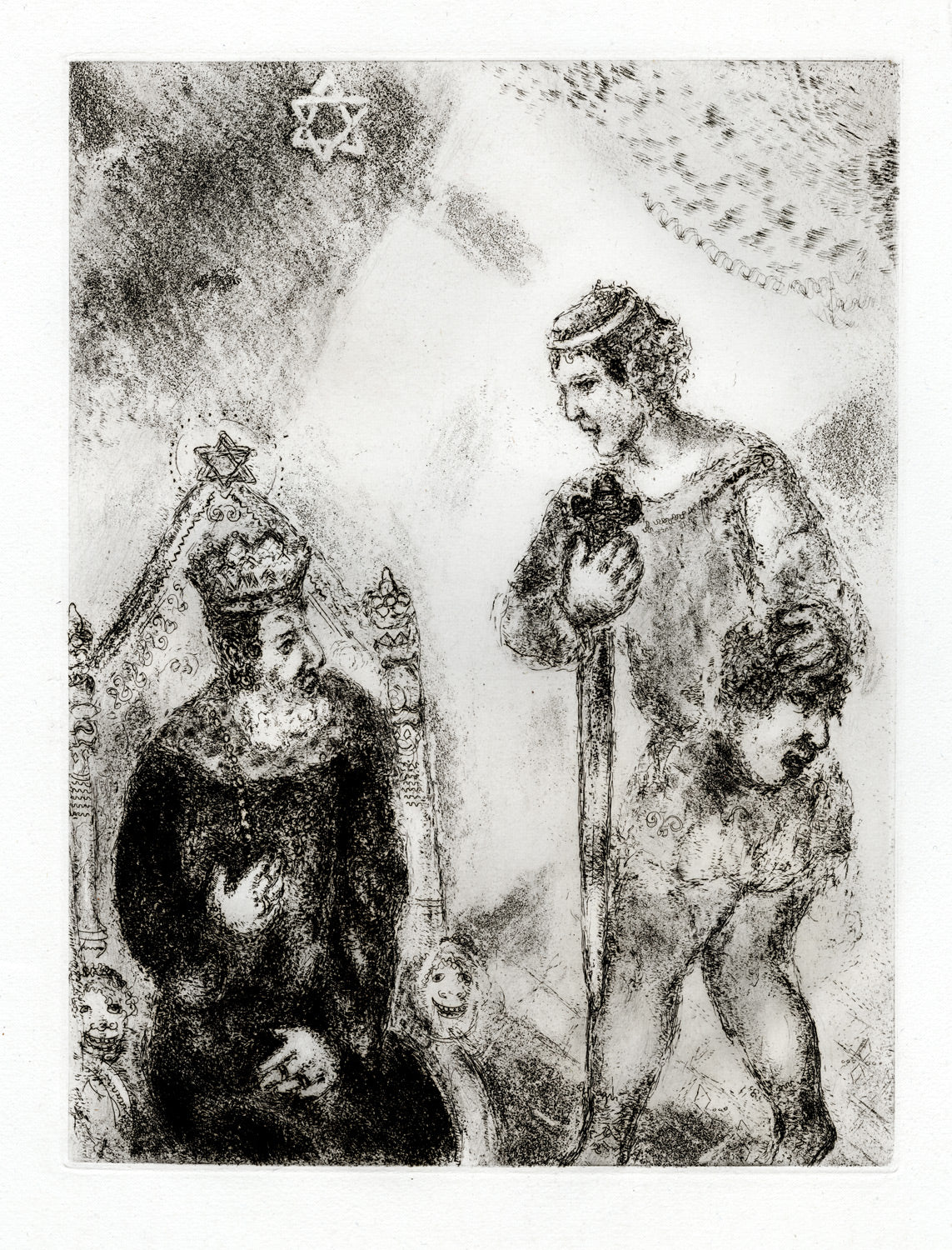 David Devant Saül (David Before Saul)